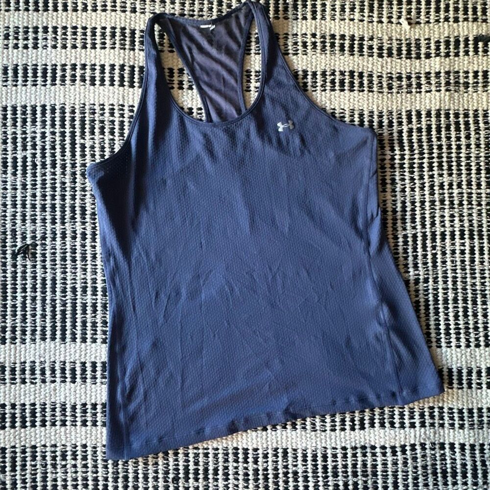 Under armour Size Medium navy blue athletic tank top